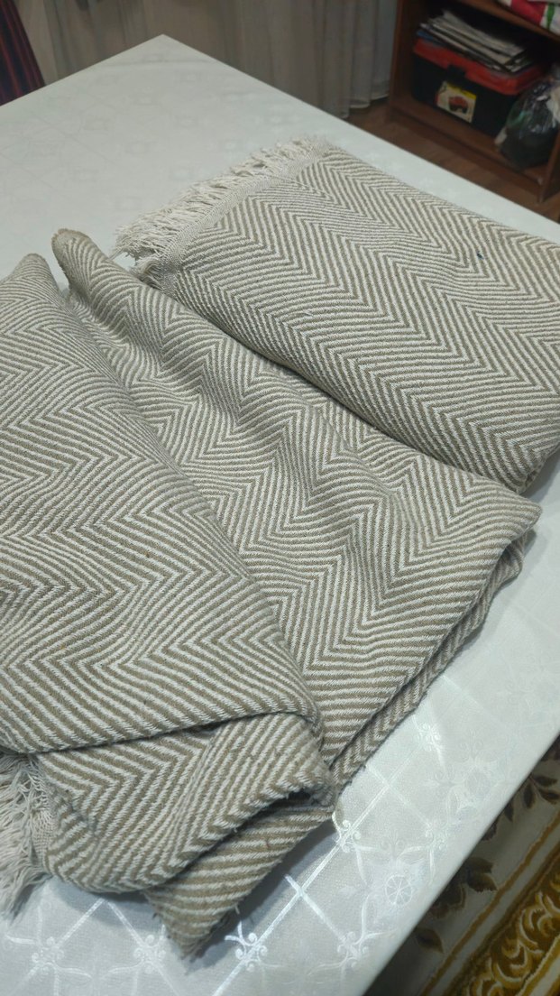 Bej Klasik Kanepe Örtüsü - Görsel 3