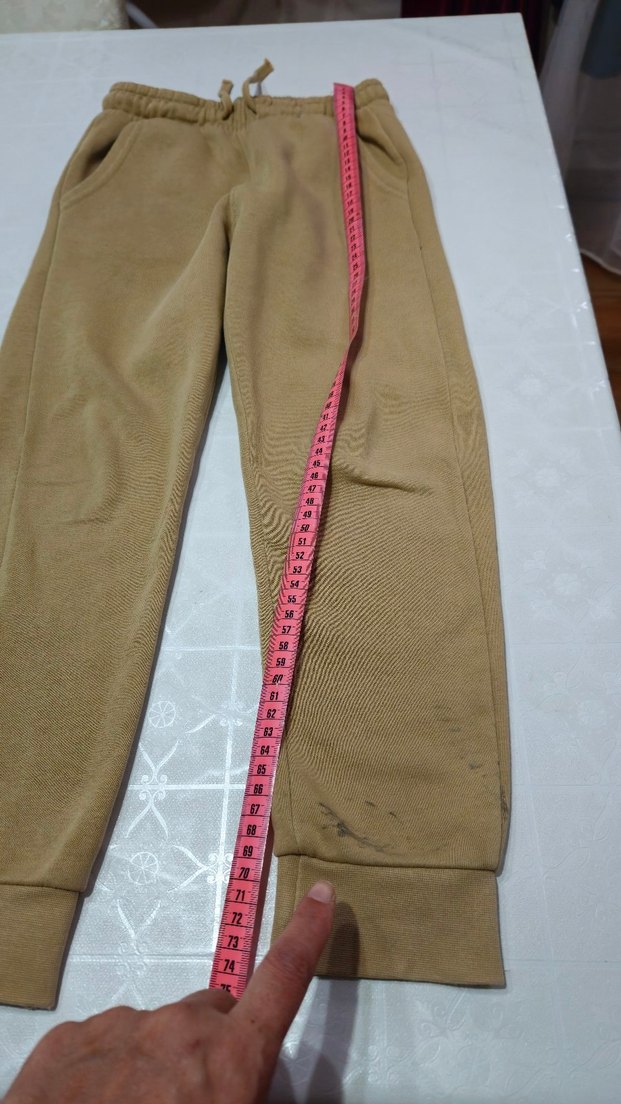 Bej Erkek Çocuk Rahat Kesim Eşofman Altı - Görsel 2