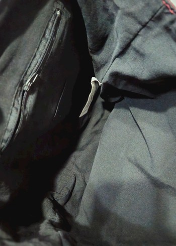 Bordo Deri Tokalı Kadın Sırt Çantası - Görsel 6