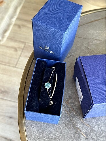 Beden Swarovski mavi taşlı bileklik