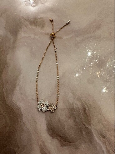 Swarovski çiçek taşlı yüzük
