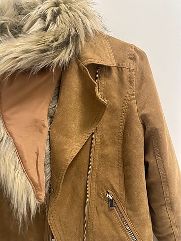 xs Beden H&m yakası kürklü ceket