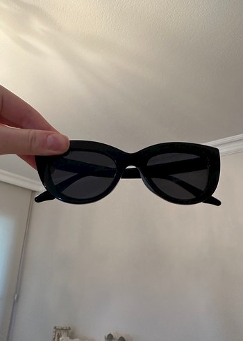 Siyah Goth Parisian Kadın Güneş Gözlüğü - Görsel 2