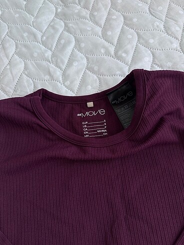 m Beden bordo Renk H&M Spor Üst