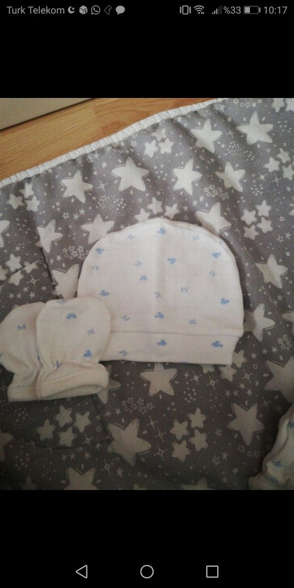 Bebek Hastane Tulumu ve Eldiven Seti - Görsel 3