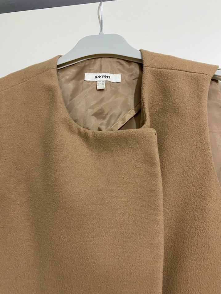 Bej Kadın Yelek - Görsel 2