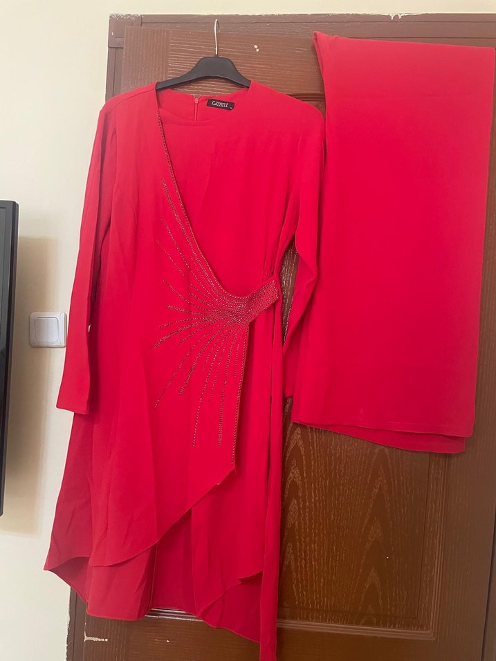 Gazzella marka Kırmızı Nakışlı takım - Görsel 4