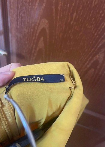 Tuğba venn marka Uzun Kollu Sarı Kadın Tunik - Görsel 4