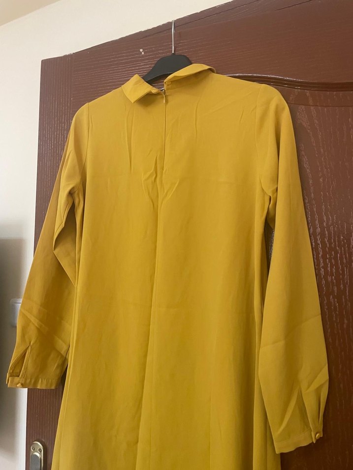 Tuğba venn marka Uzun Kollu Sarı Kadın Tunik - Görsel 3