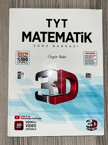 3D yayınları TYT matematik soru bankası