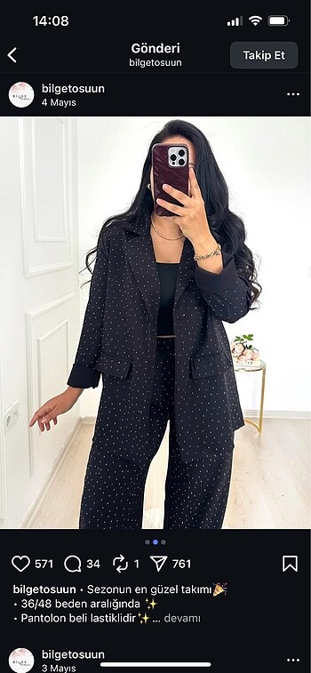 Diğer Pırıltı blazer takım 1 kere kullanıldı