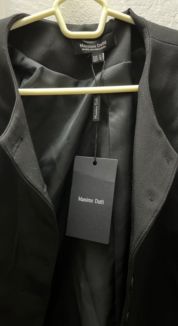 Siyah Düğmeli Kadın Blazer Ceket - Görsel 2