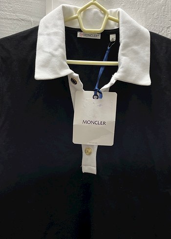 Moncler Siyah Kısa Kollu Midi Elbise - Görsel 2