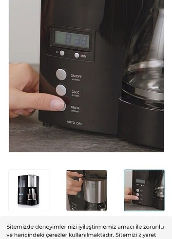 Beden Melitta Optima Timer Filtre kahve makinesi