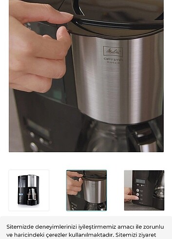 Beden Renk Melitta Optima Timer Filtre kahve makinesi