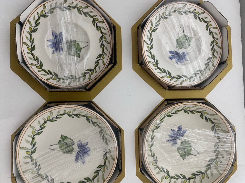 Bohem Çiçek Desenli Tabak Seti - Görsel 2