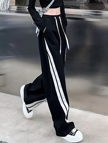 s Beden Çizgili Jumpers Eşofman