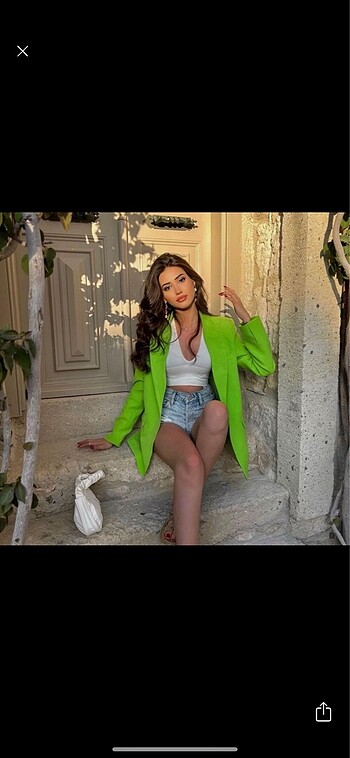 yeşil blazer