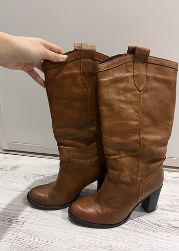 hakiki deri çizme - Görsel 2