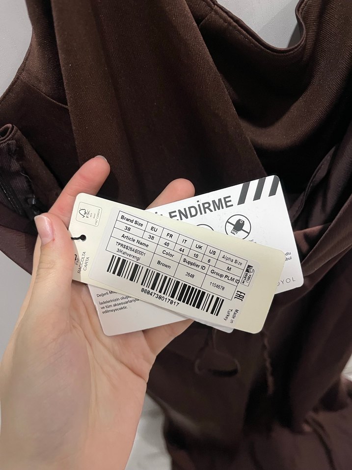 trendyolmilla saten elbise - Görsel 4