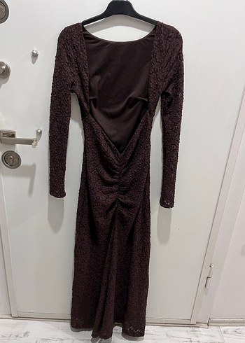 trendyolmilla sırt dekolteli elbise - Görsel 2