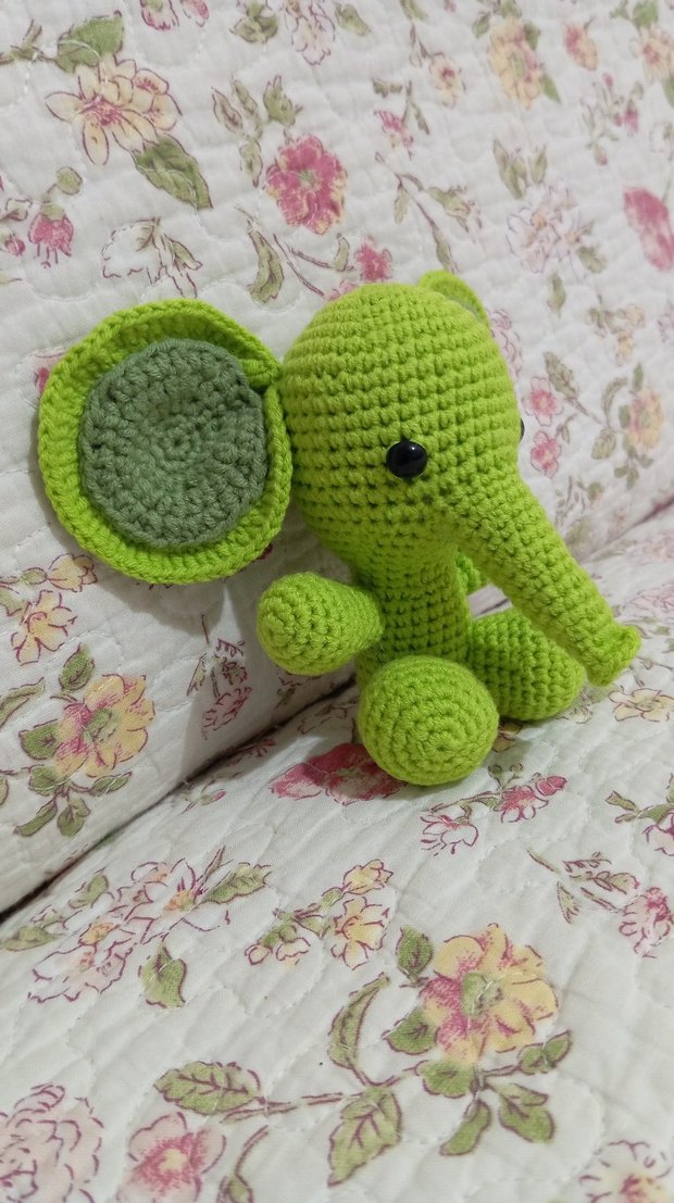 Amigurumi fil  Oyuncak - Görsel 2