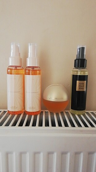 İncandes 50ml parfüm ve 3adet sprey 