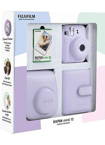 Beden Instax mini 12 Lila Fotoğraf Makinesi