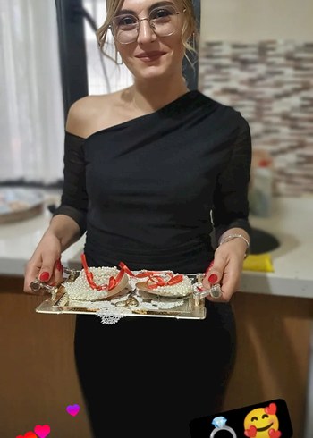 Dantel Detaylı Siyah Mini Abiye Elbise
