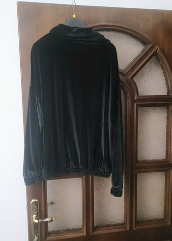 m Beden siyah Renk Siyah Kadın Uzun Kollu Sweatshirt