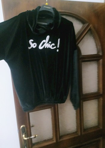Diğer Siyah Kadın Uzun Kollu Sweatshirt