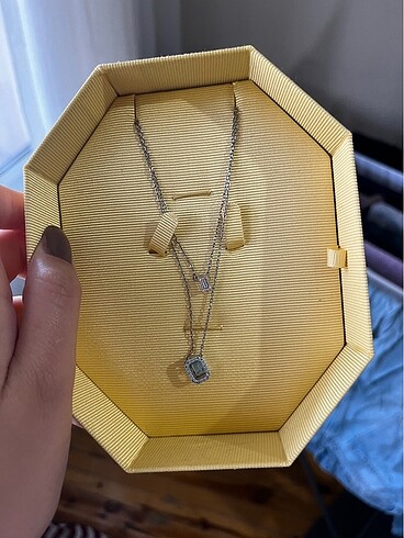 Beden Swarovski Kolye Orijinal