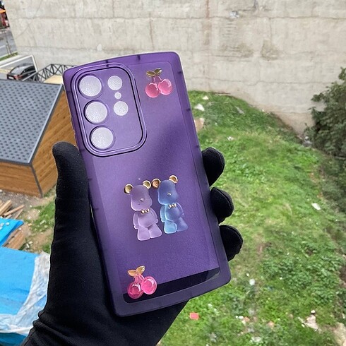 Samsung S23 Ultra Ayıcıklı Kılıf
