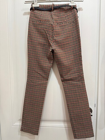 Stradivarius kareli chino pantolon - Görsel 6