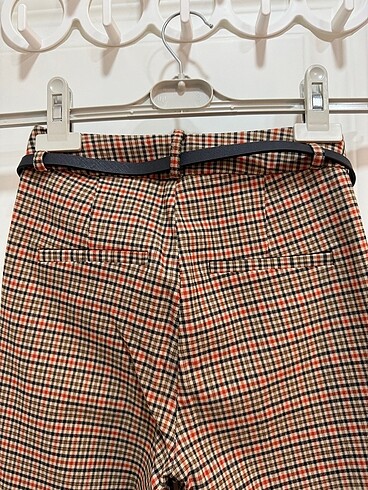 Stradivarius kareli chino pantolon - Görsel 7