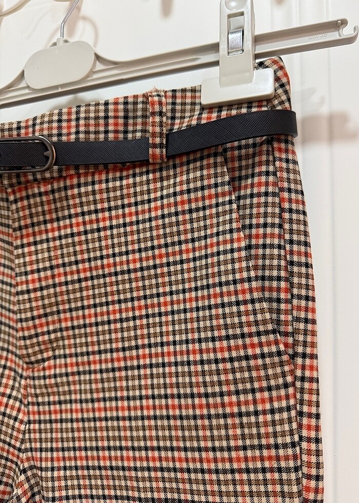 Stradivarius kareli chino pantolon - Görsel 3