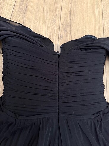Siyah abiye elbise - Görsel 7