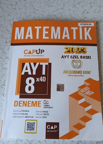 2023 Matematik AYT 8x40 Deneme Sınavı