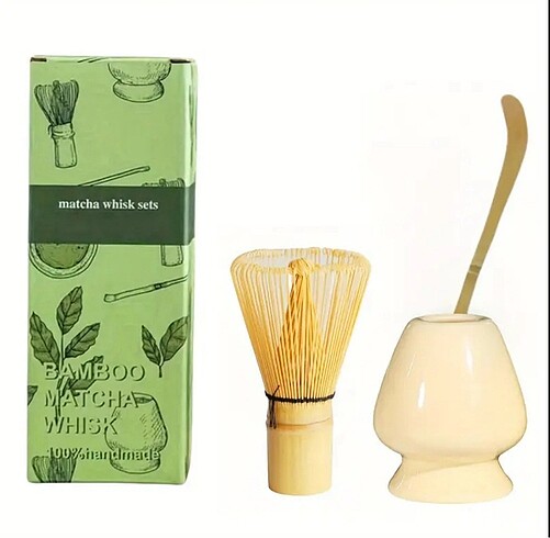 3 Parça Matcha set