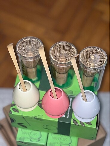 3 lü matcha set