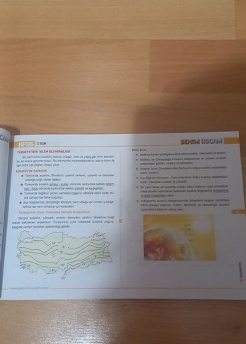  Beden Renk 2024 KPSS Coğrafya Ders Notları - Bayram Meral
