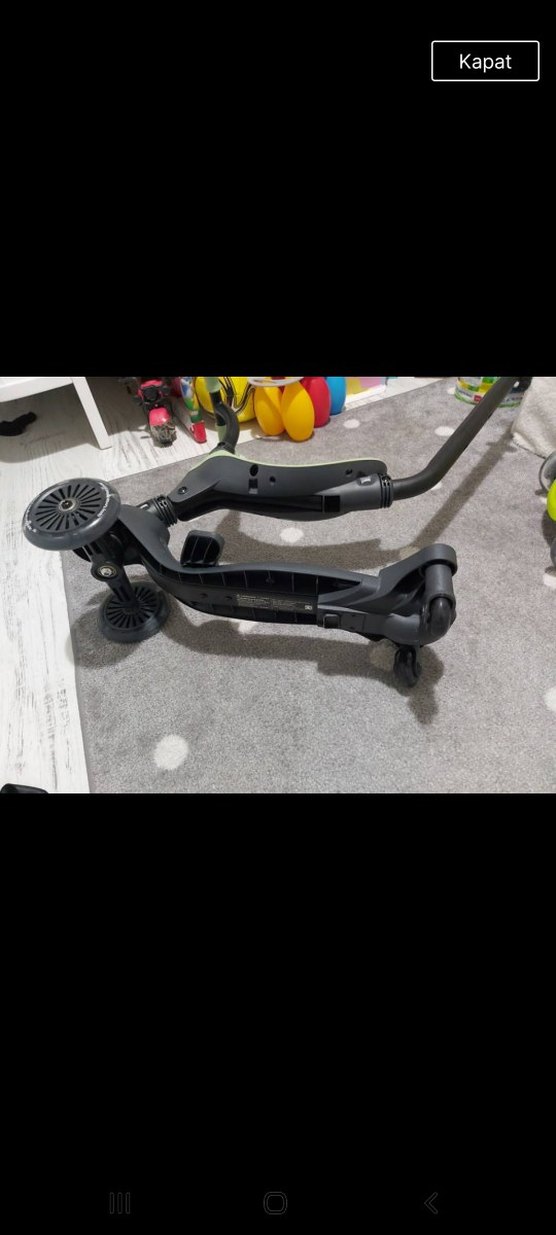 Çocuklar için Yeşil Scooter - Görsel 4