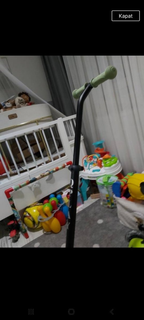 Çocuklar için Yeşil Scooter - Görsel 5