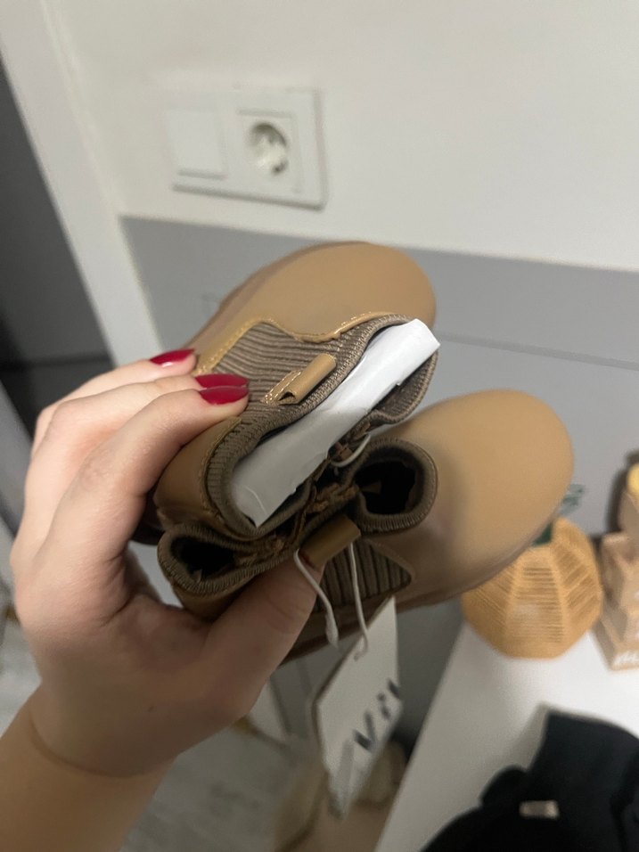 Bej Rugan bebek Bot - Görsel 4