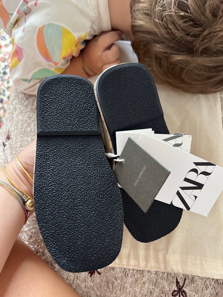 Bej Süet Erkek bebek Espadril Ayakkabı - Görsel 2