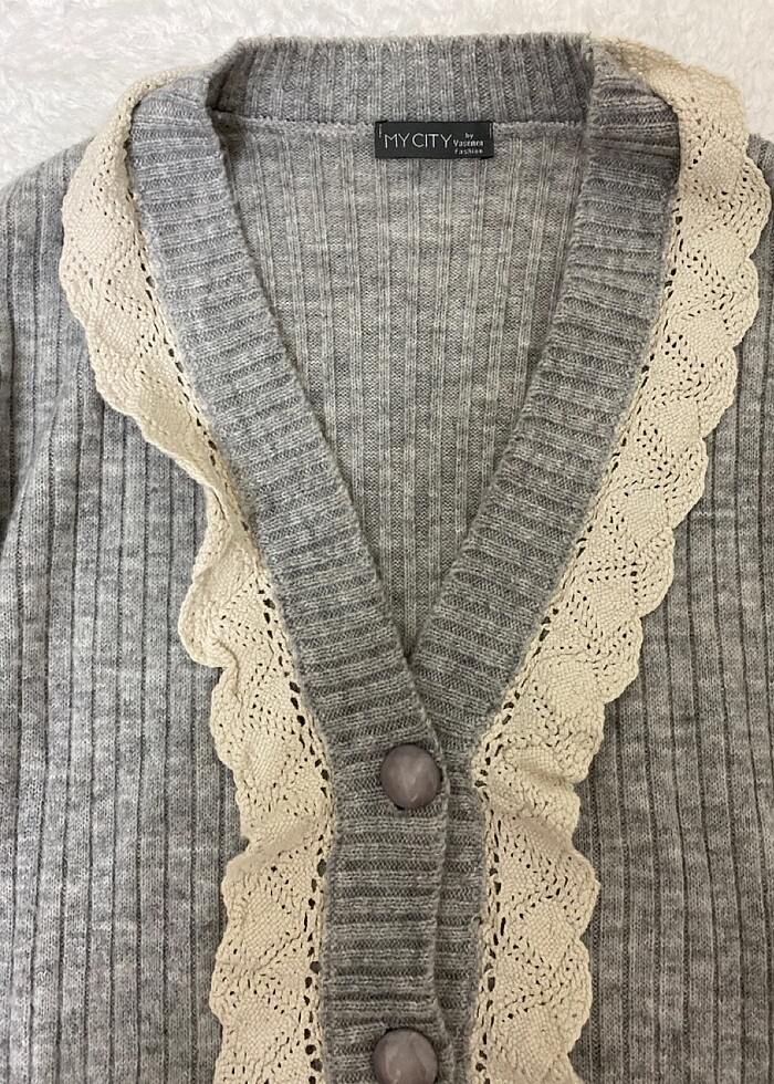 Örgü ceket - Görsel 2