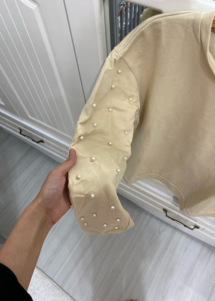 Kolları ıncılı sweat - Görsel 3