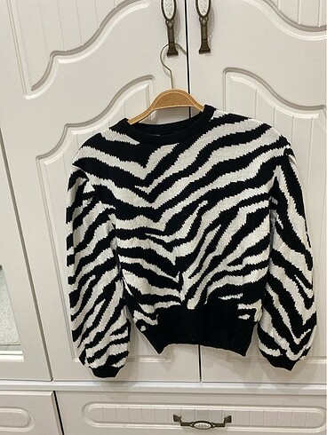 Zebra desen kazak