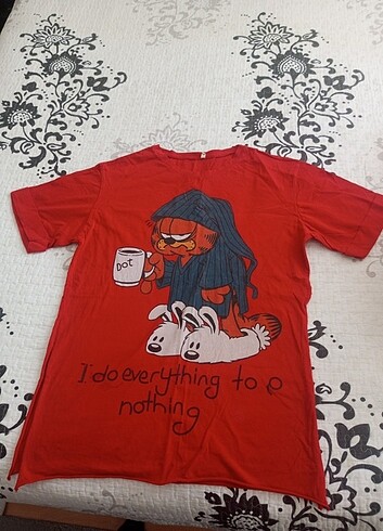 13-14 Yaş Beden kırmızı Renk Tunik tshirt s beden