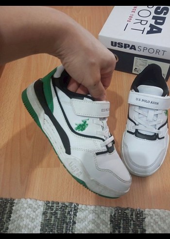U.S Polo Assn. Beyaz Erkek Çocuk Spor Ayakkabı U.S POLO